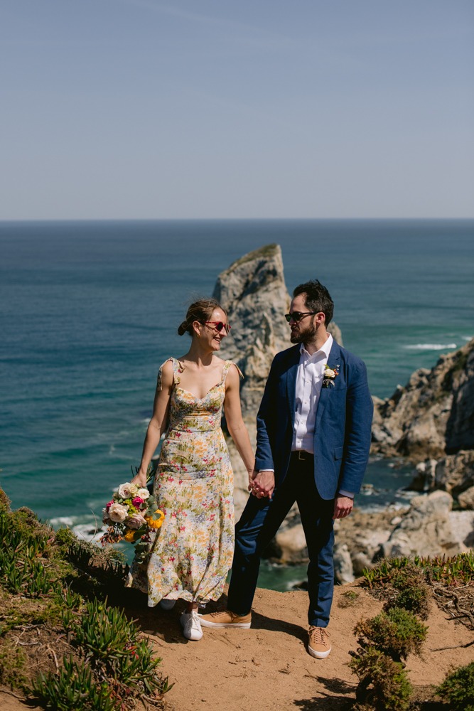 Ingrid & Josh wedding at Praia da Ursa, Sintra, Portugal, by Alex Tome