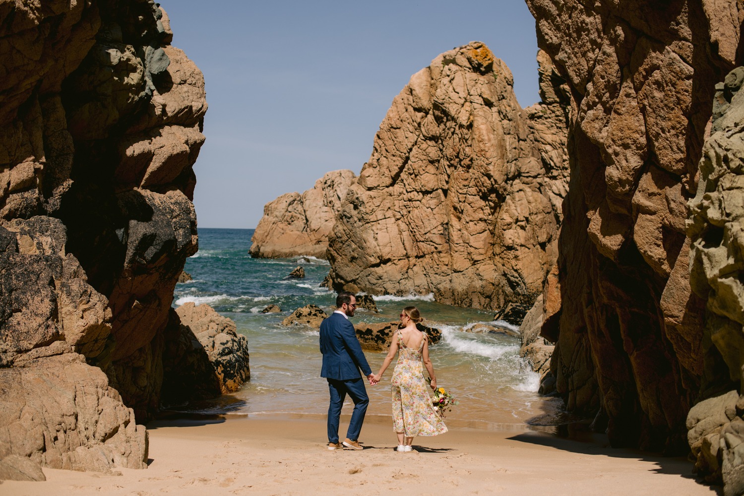 Ingrid & Josh wedding at Praia da Ursa, Sintra, Portugal, by Alex Tome