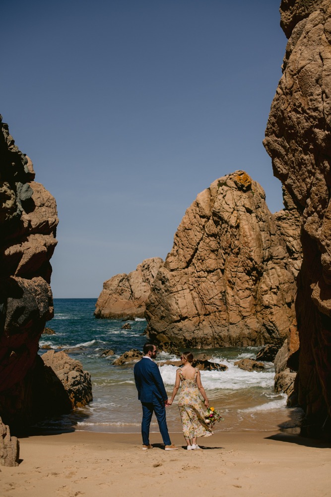 Ingrid & Josh wedding at Praia da Ursa, Sintra, Portugal, by Alex Tome