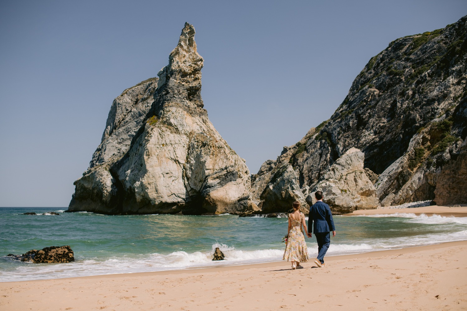 Ingrid & Josh wedding at Praia da Ursa, Sintra, Portugal, by Alex Tome
