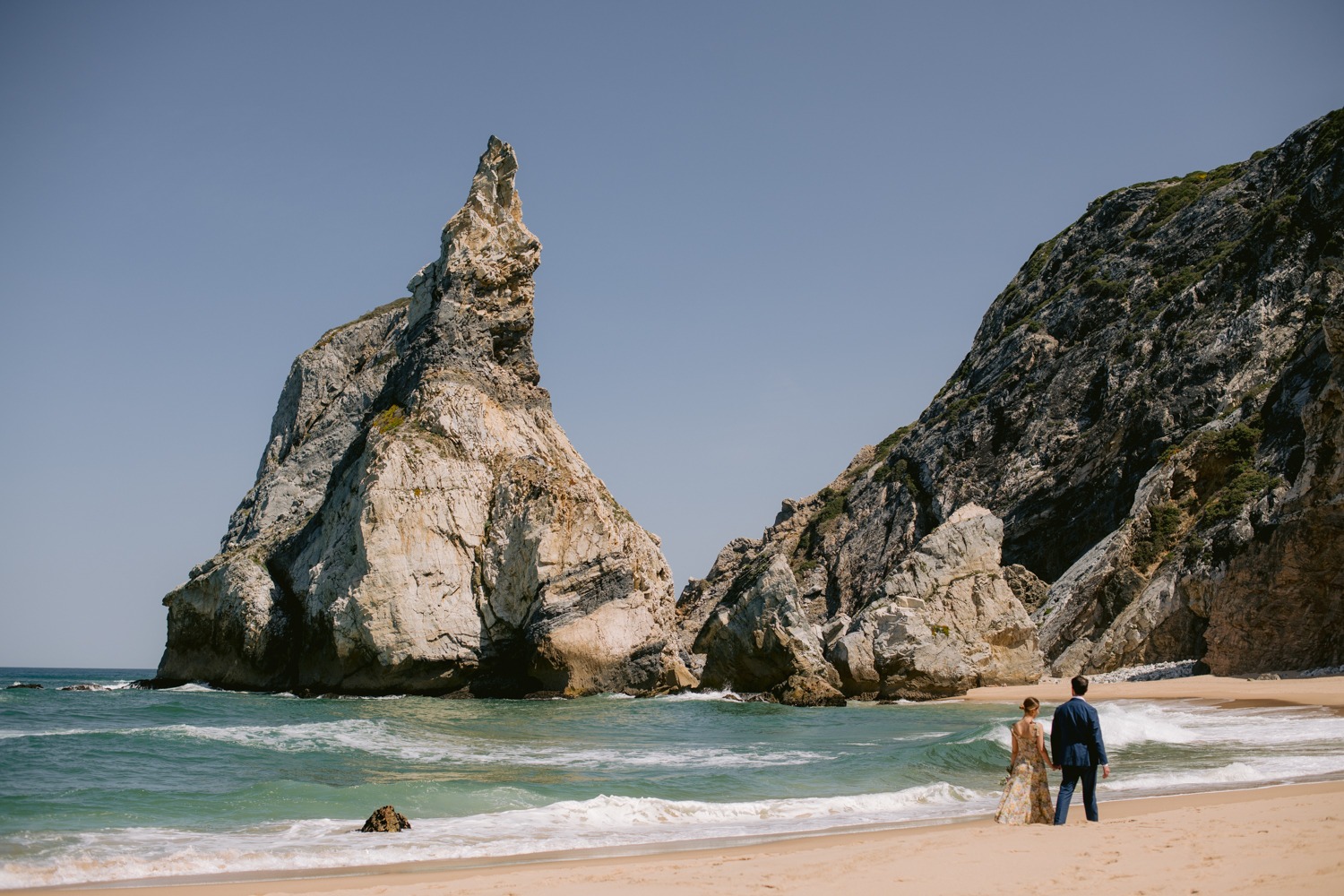 Ingrid & Josh wedding at Praia da Ursa, Sintra, Portugal, by Alex Tome