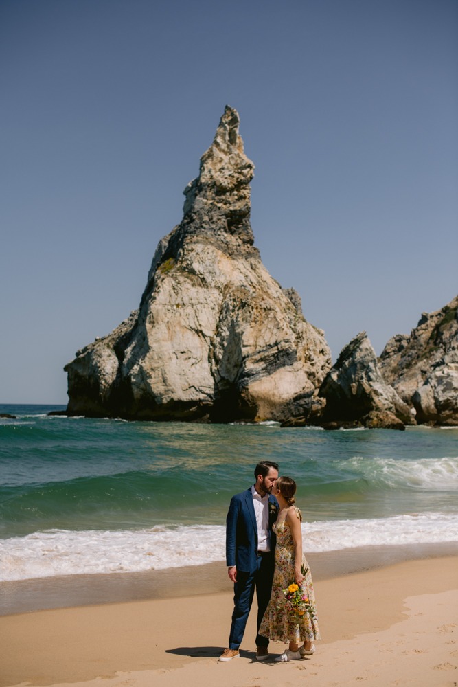 Ingrid & Josh wedding at Praia da Ursa, Sintra, Portugal, by Alex Tome