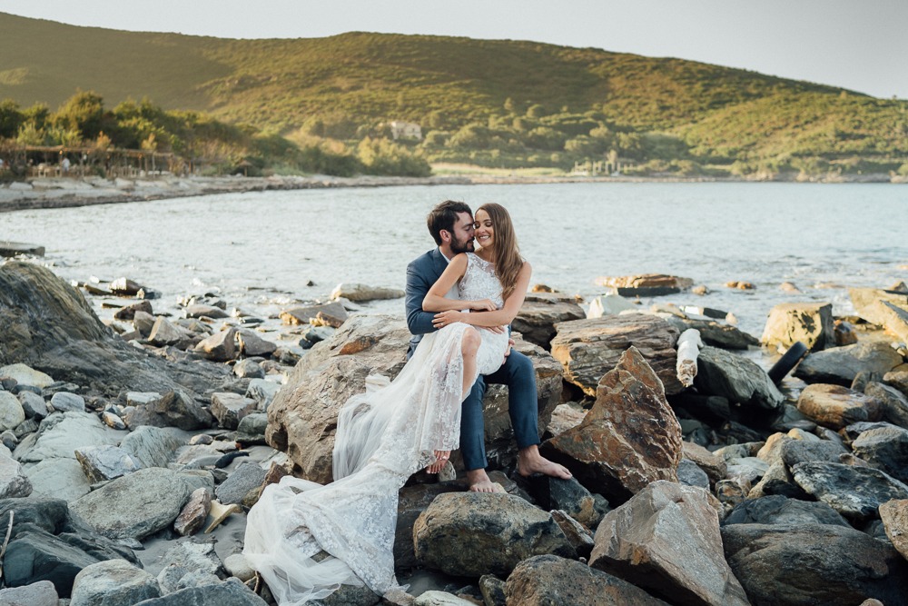 Margaux & Sébastien wedding at Corse, France, by Alex Tome