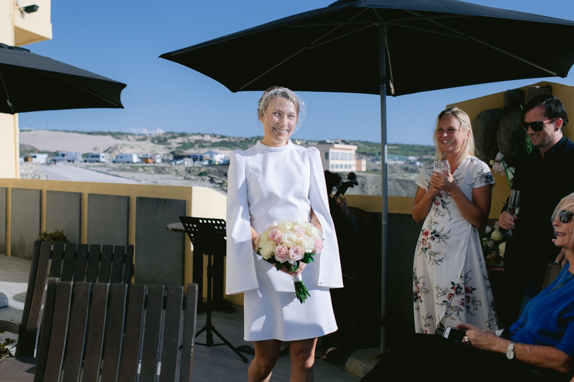 Olga & Darren wedding at Praia do Guincho, Sintra, Portugal, by Alex Tome