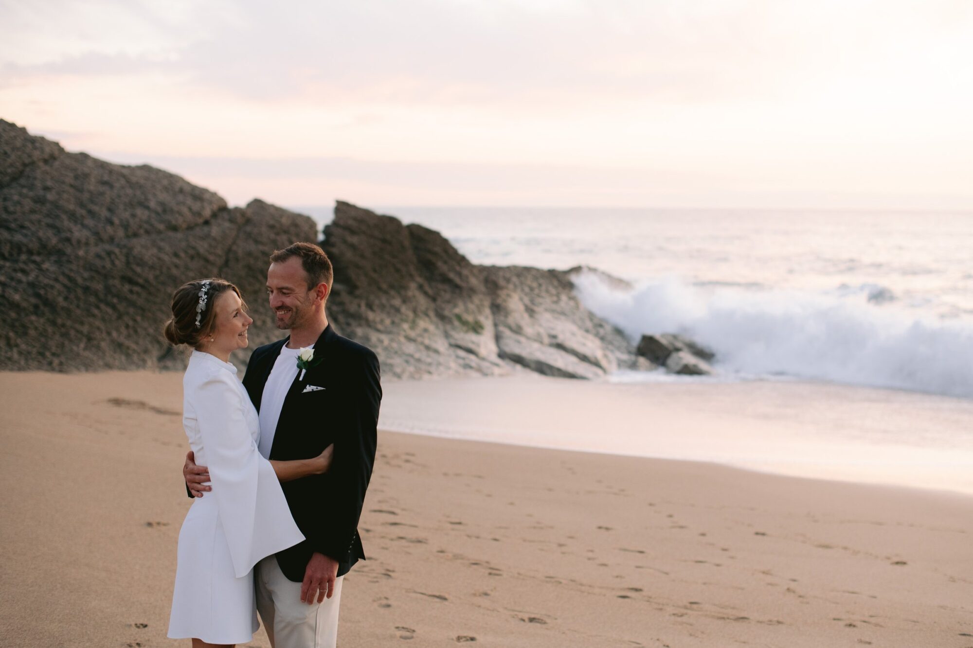 Olga & Darren wedding at Praia do Guincho, Sintra, Portugal, by Alex Tome
