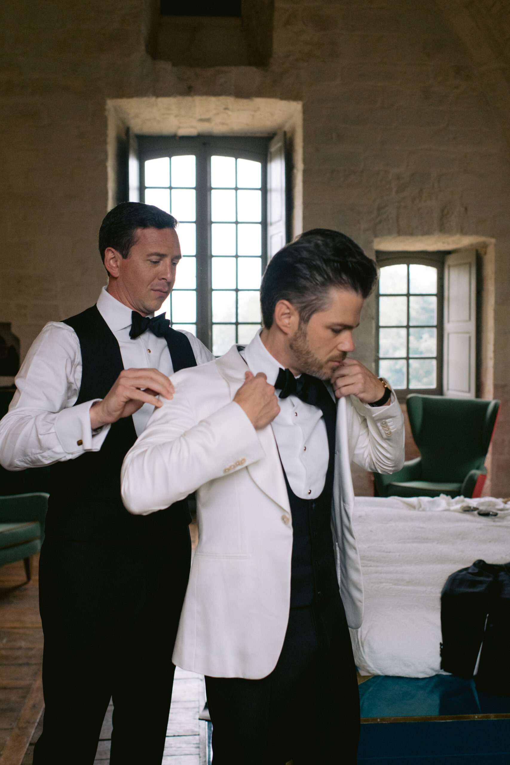 Matt & Steven wedding at Château de la Bourie, France, by Alex Tome