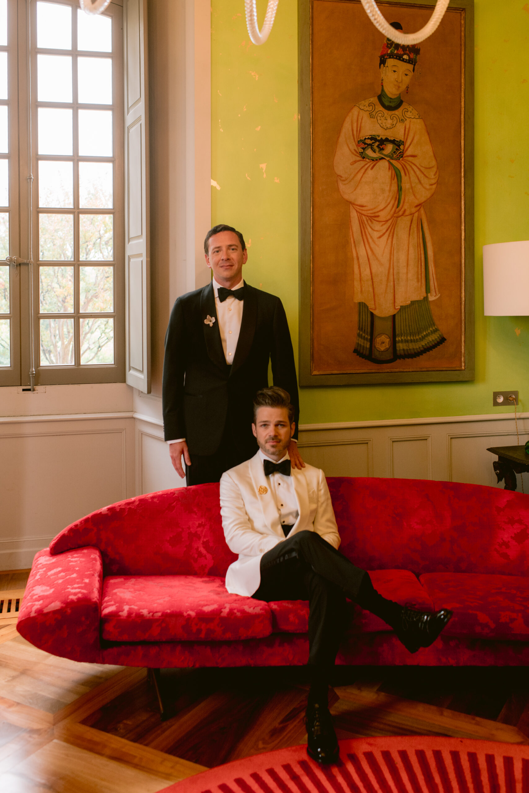 Matt & Steven wedding at Château de la Bourie, France, by Alex Tome