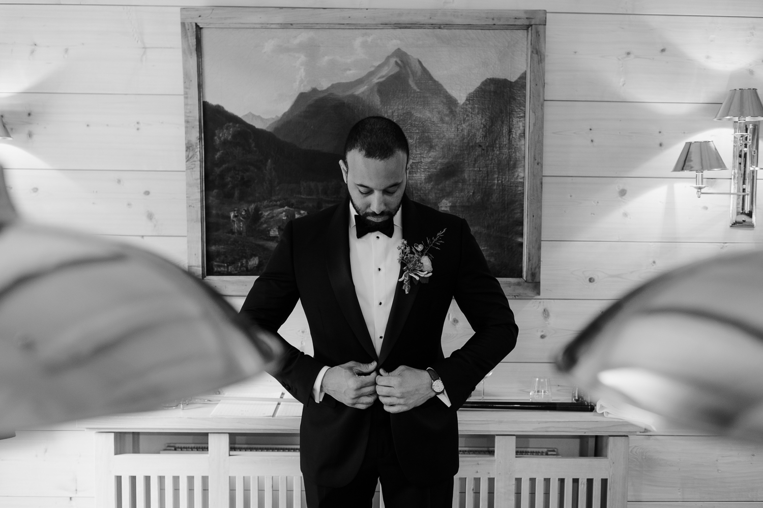 Caroline & Stephen wedding at Crans-Montana, Switzerland, by Alex Tome