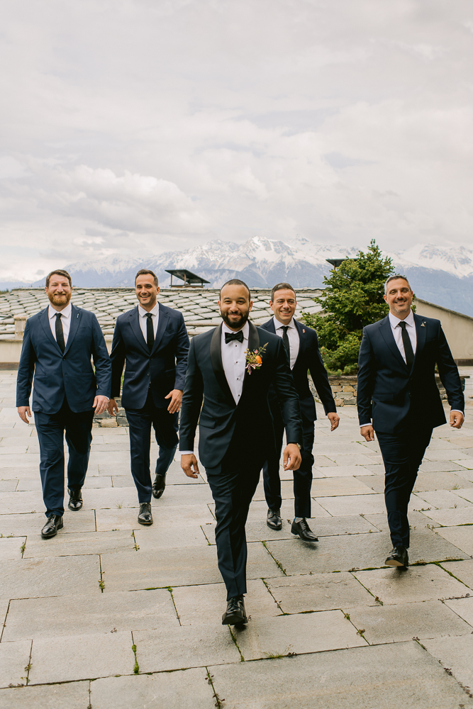 Caroline & Stephen wedding at Crans-Montana, Switzerland, by Alex Tome