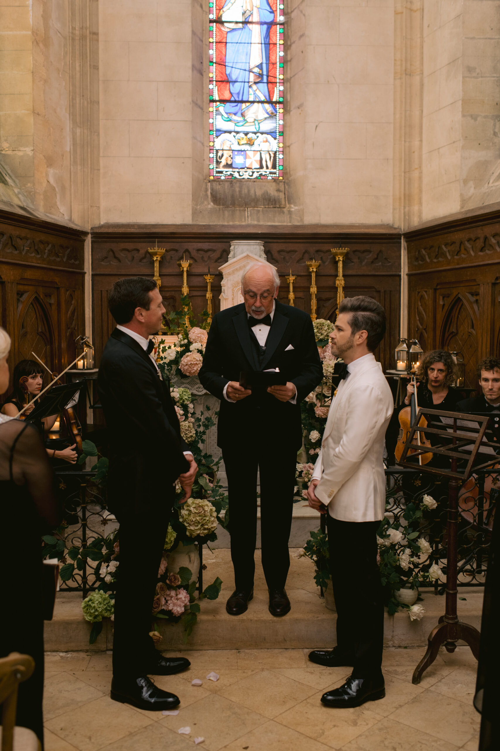 Matt & Steven wedding at Château de la Bourie, France, by Alex Tome