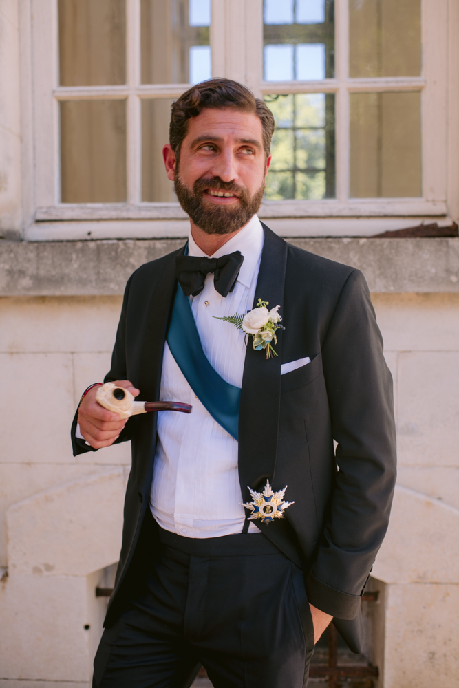 Alejandro & Alberto wedding at Château des Ormes, France, by Alex Tome
