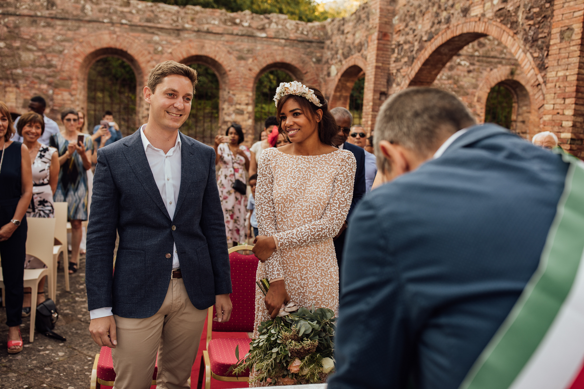 Jessica & Cédric wedding at Tuscany, Italy, by Alex Tome