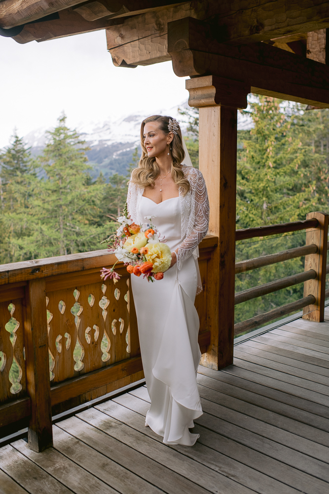 Caroline & Stephen wedding at Crans-Montana, Switzerland, by Alex Tome
