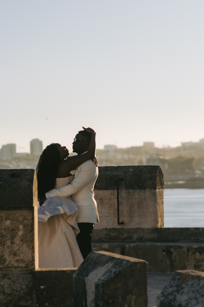 Ayaba & Daryl wedding at Forte da Cruz, Estoril, Portugal, by Alex Tome