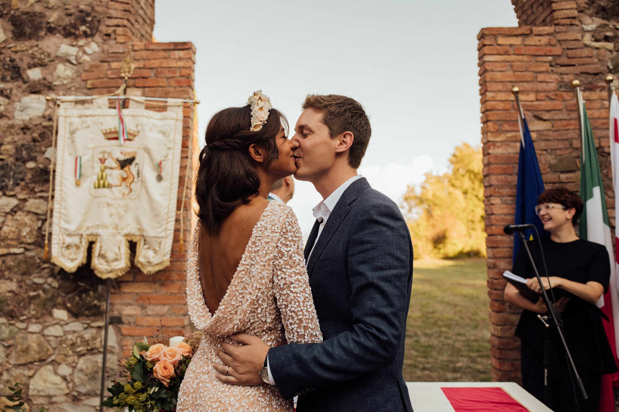 Jessica & Cédric wedding at Tuscany, Italy, by Alex Tome