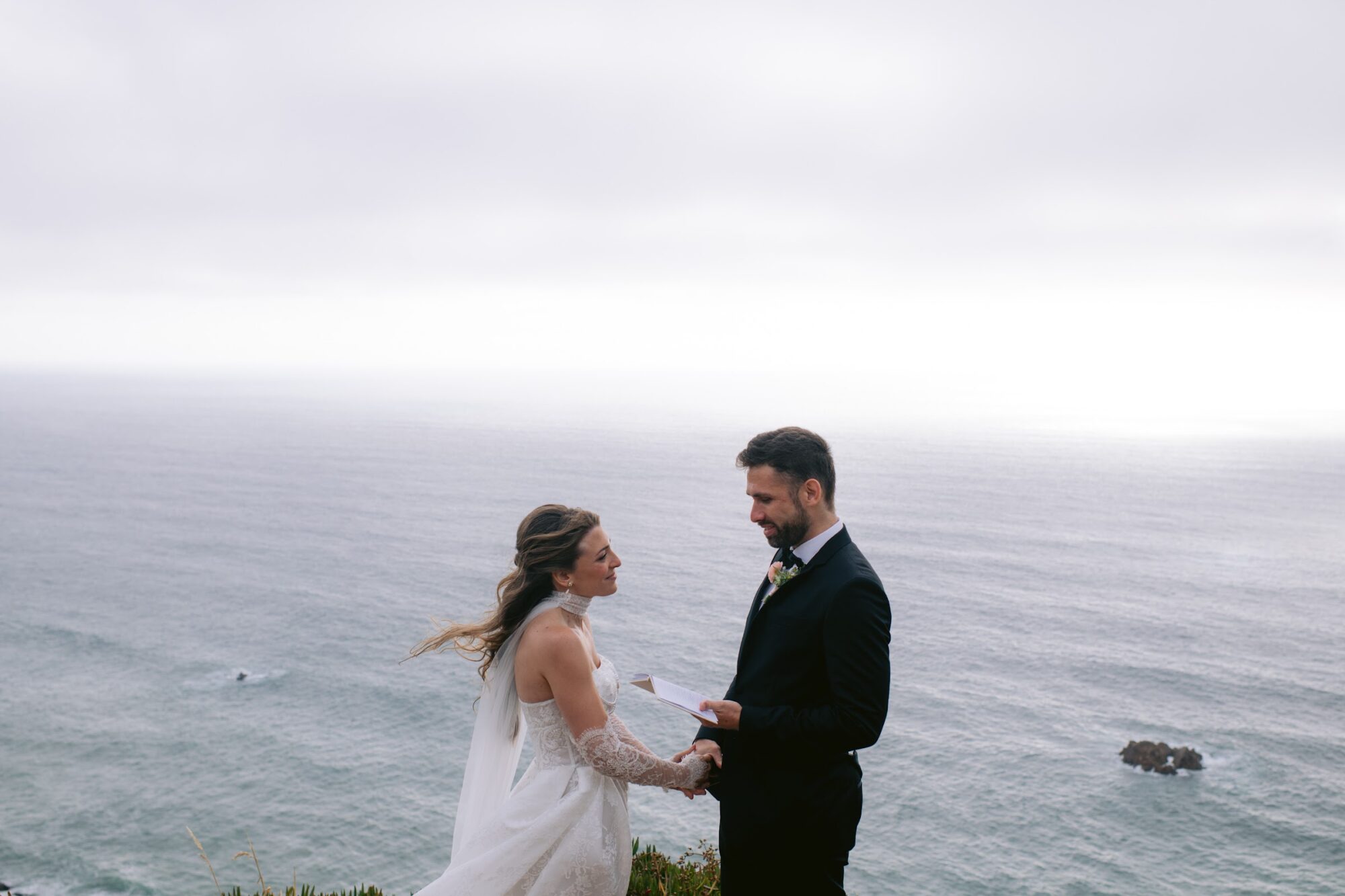Melanie & Chris wedding at Cabo da Roca, Portugal, by Alex Tome