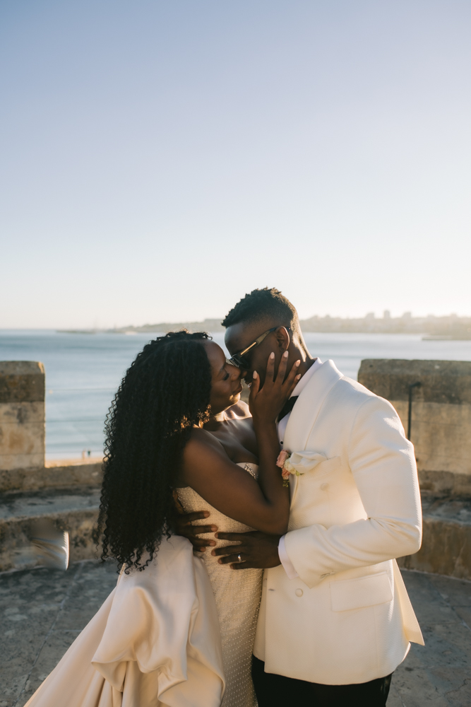 Ayaba & Daryl wedding at Forte da Cruz, Estoril, Portugal, by Alex Tome