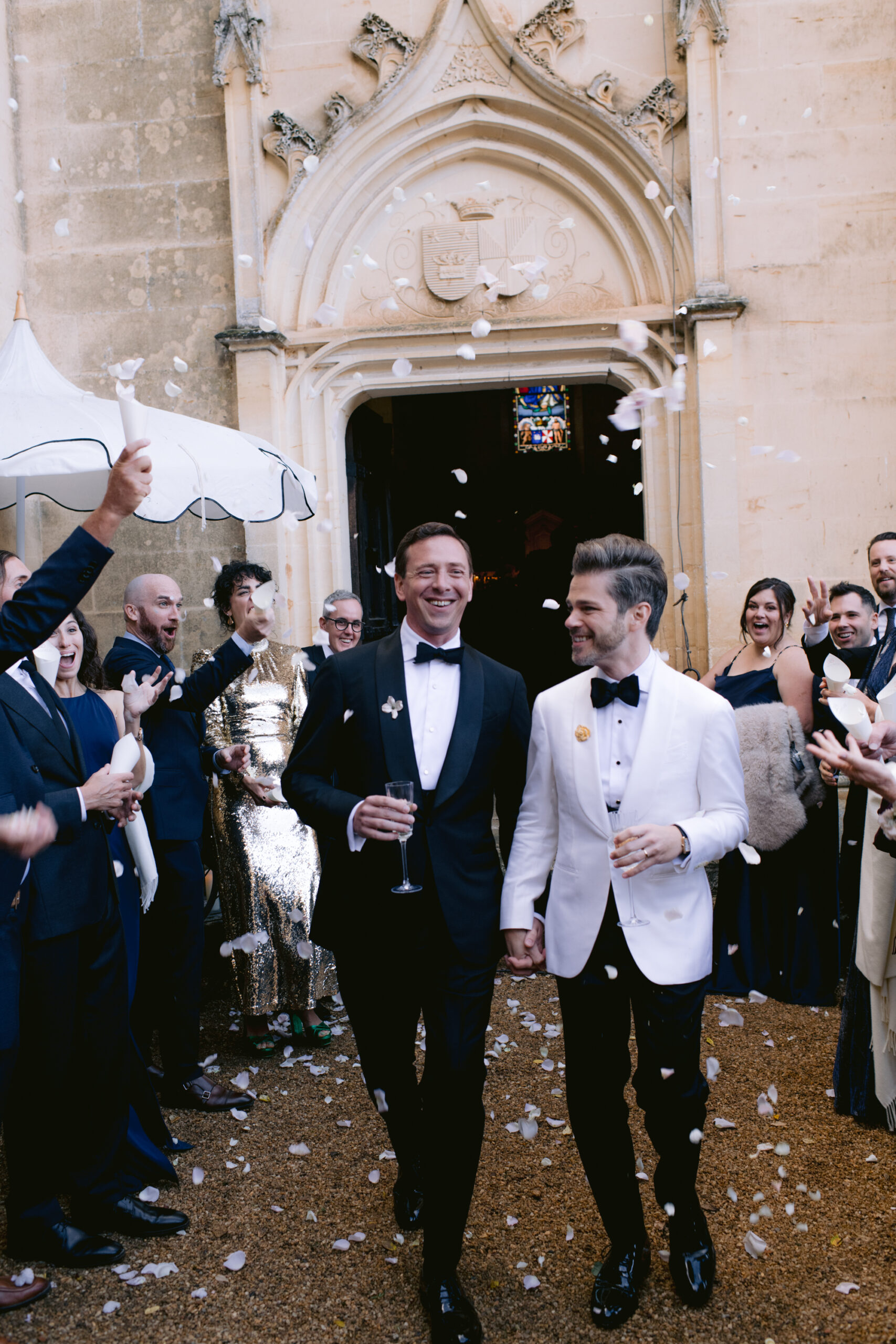 Matt & Steven wedding at Château de la Bourie, France, by Alex Tome