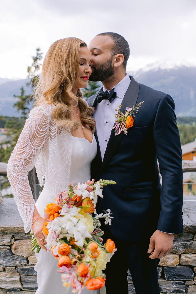 Caroline & Stephen wedding at Crans-Montana, Switzerland, by Alex Tome