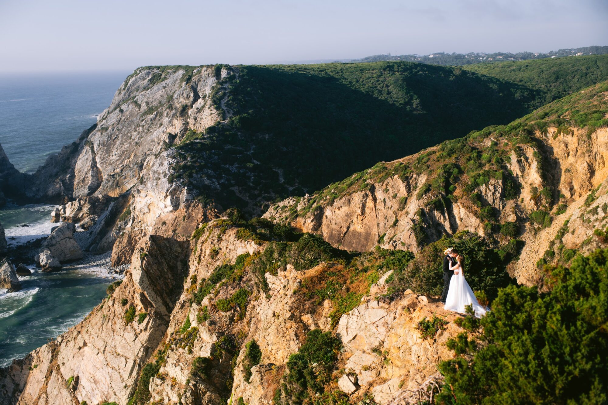 Melanie & Chris wedding at Cabo da Roca, Portugal, by Alex Tome