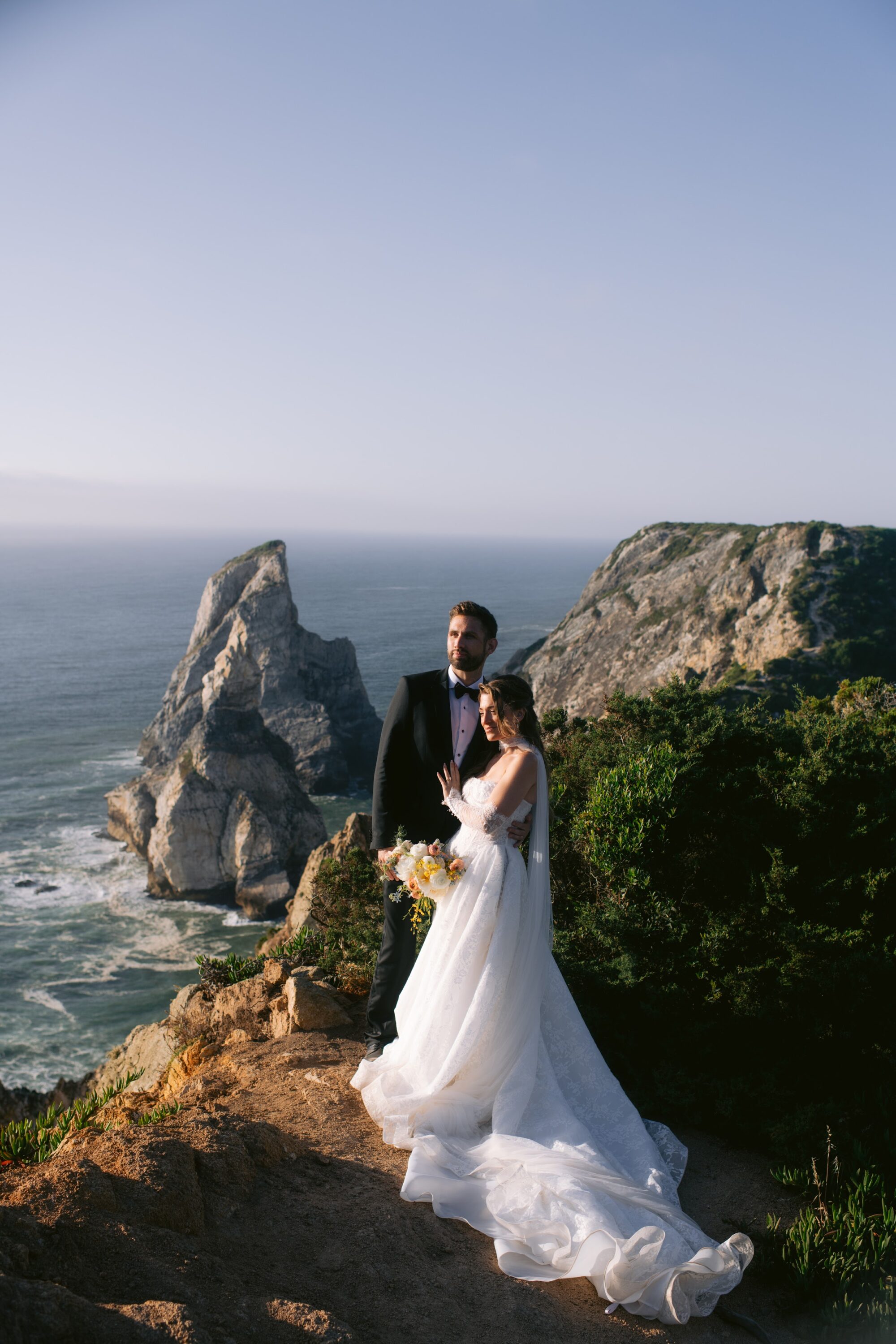 Melanie & Chris wedding at Cabo da Roca, Portugal, by Alex Tome