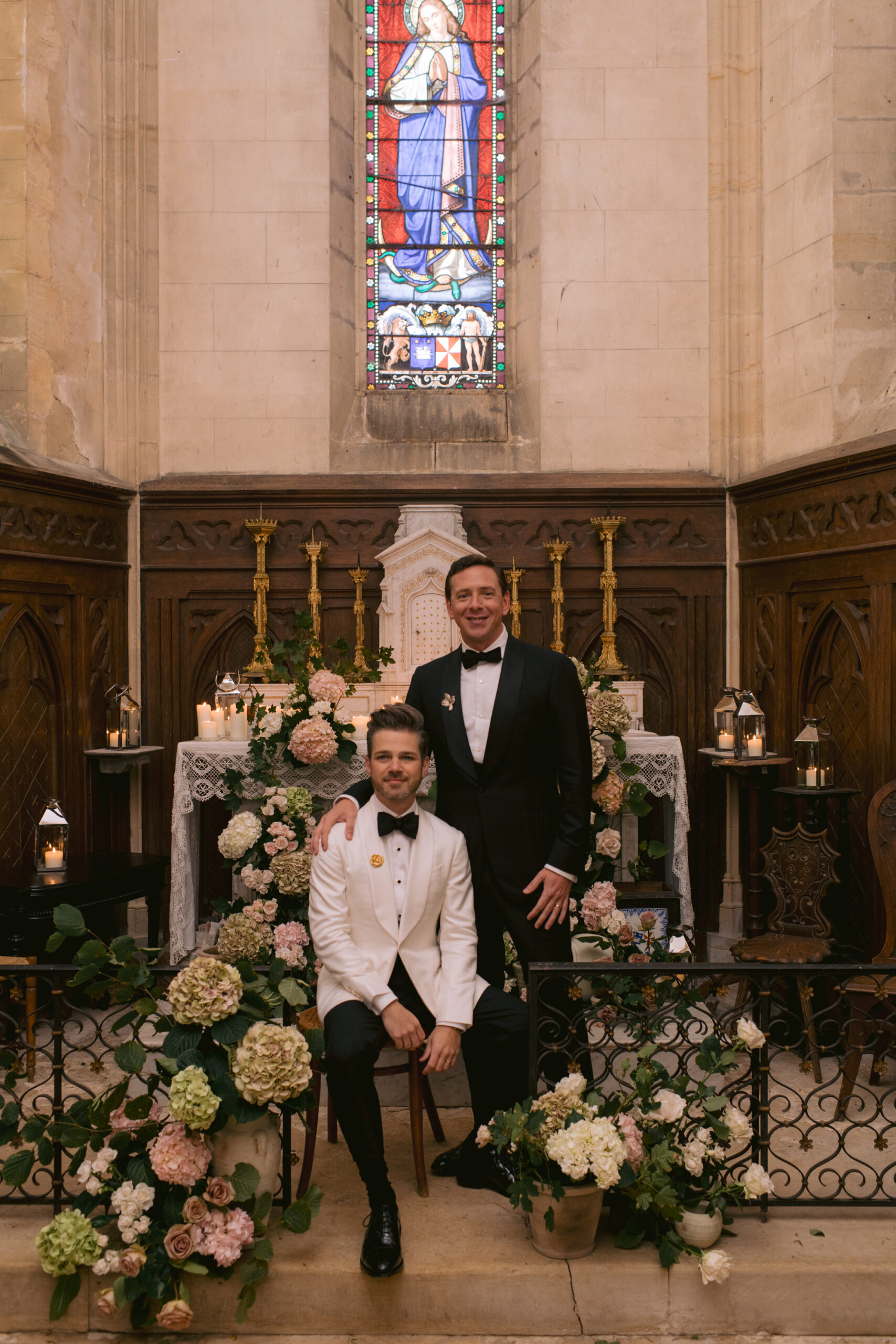 Matt & Steven wedding at Château de la Bourie, France, by Alex Tome