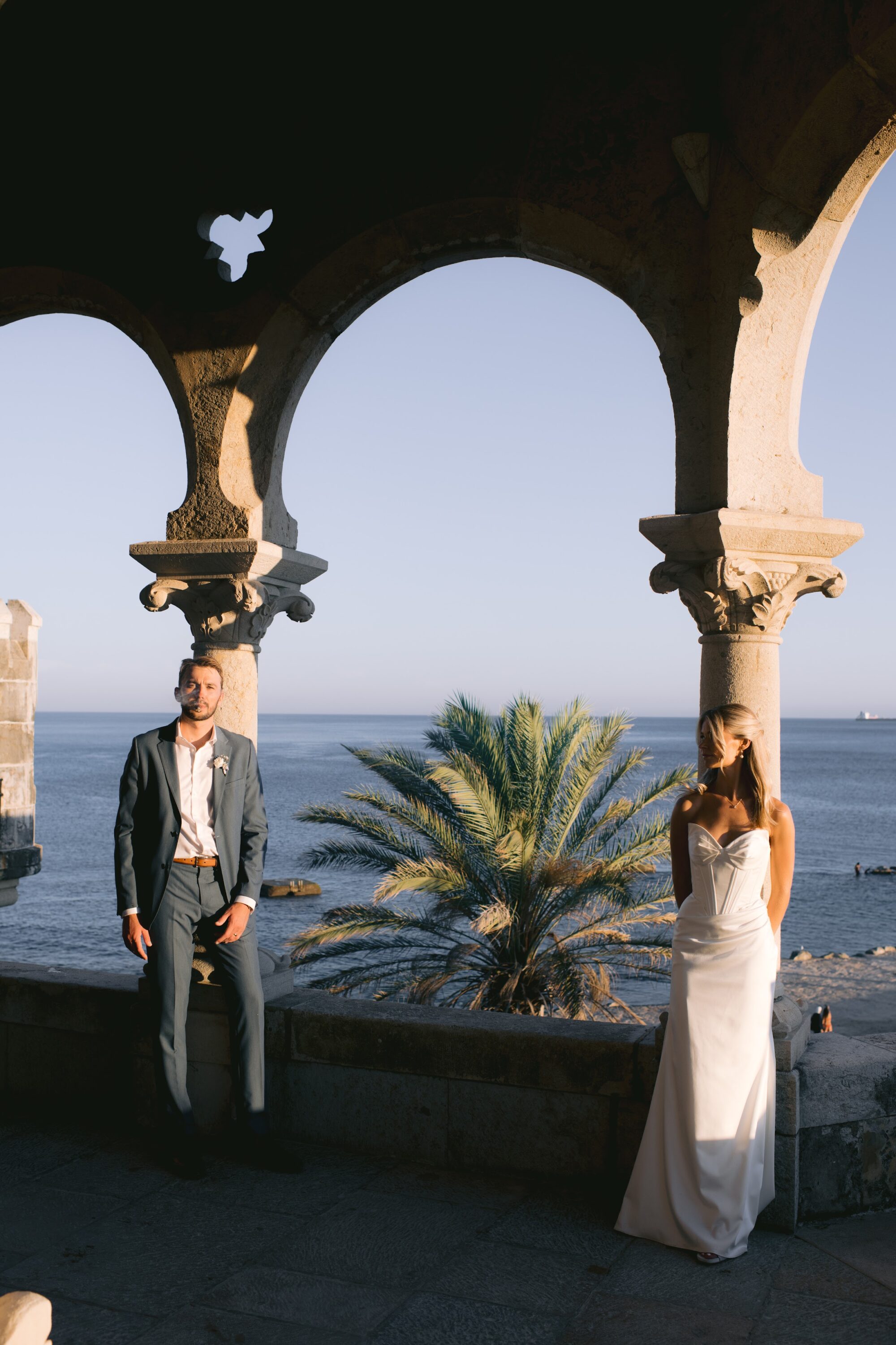 Katelyn & Nick wedding at Forte da Cruz, Estoril, Portugal, by Alex Tome