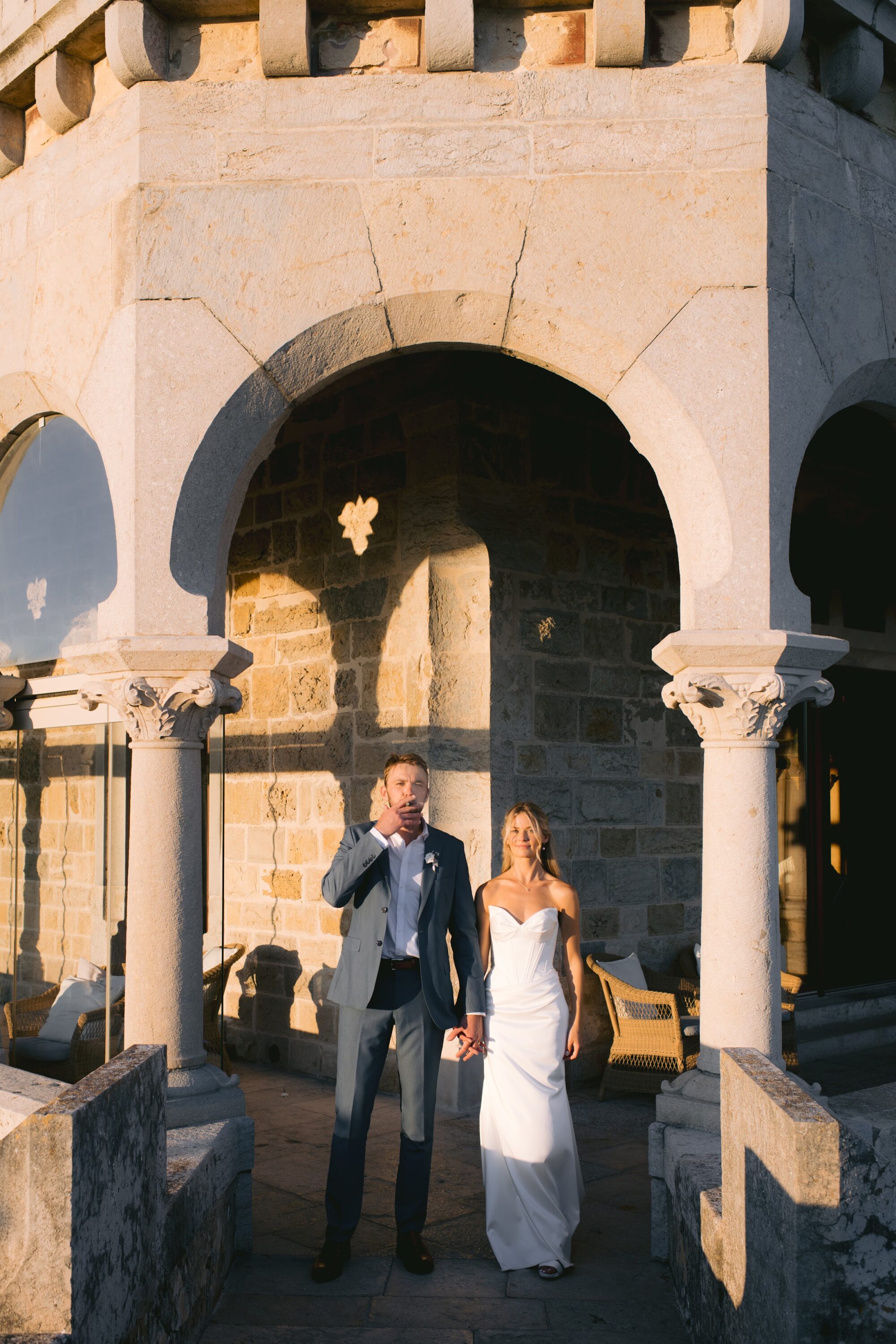 Katelyn & Nick wedding at Forte da Cruz, Estoril, Portugal, by Alex Tome