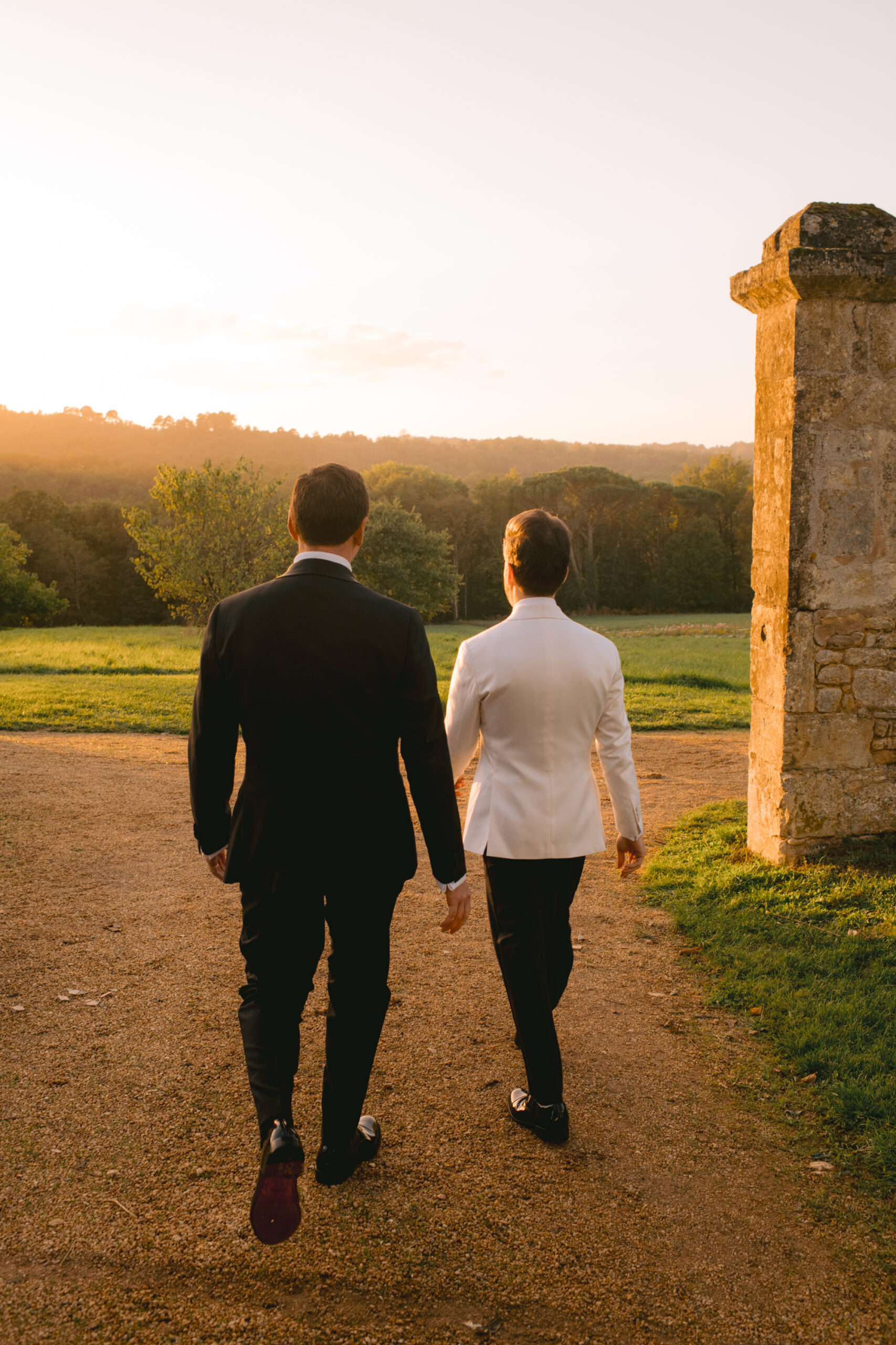 Matt & Steven wedding at Château de la Bourie, France, by Alex Tome