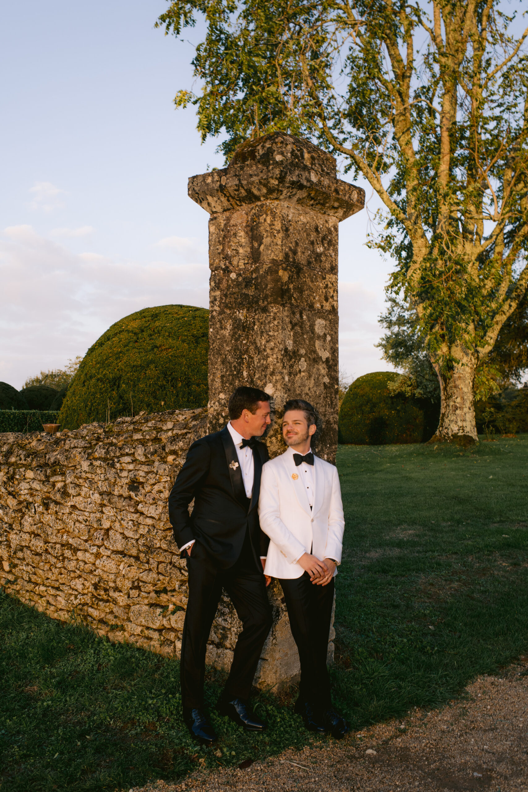 Matt & Steven wedding at Château de la Bourie, France, by Alex Tome