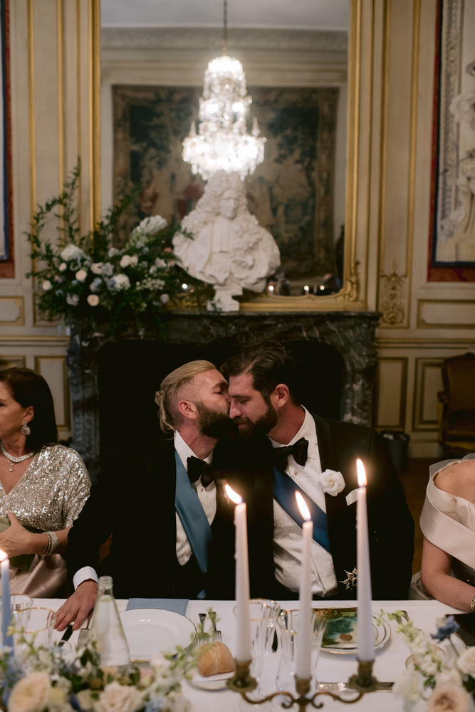 Alejandro & Alberto wedding at Château des Ormes, France, by Alex Tome